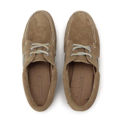 ノリーン スリーアイ ボートシューズ - MD BEIGE SUEDE