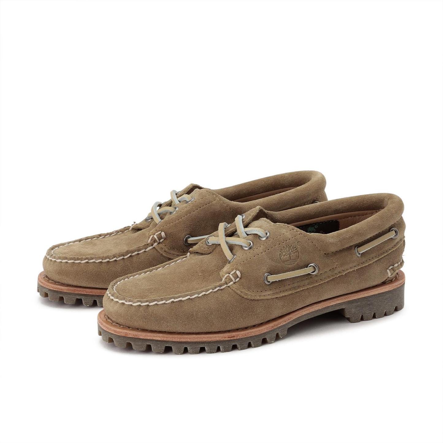 ノリーン スリーアイ ボートシューズ - MD BEIGE SUEDE