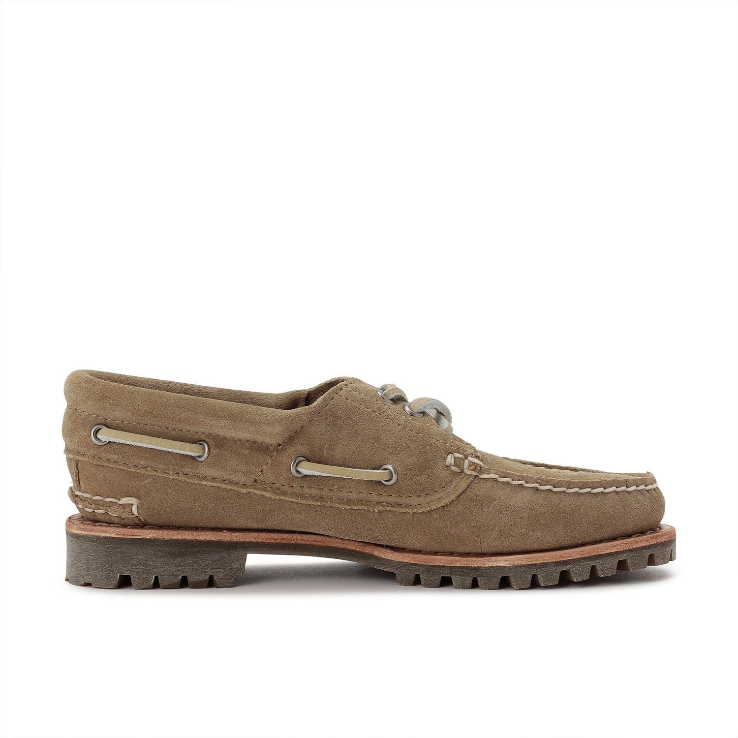 ノリーン スリーアイ ボートシューズ - MD BEIGE SUEDE