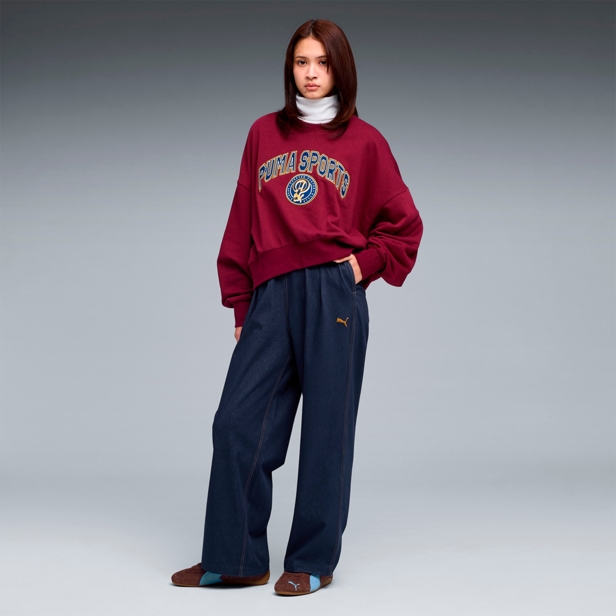ユニセックス スピードキャット OG II スニーカー, Chocolate Brown-Team Light Blue, extralarge-JPN