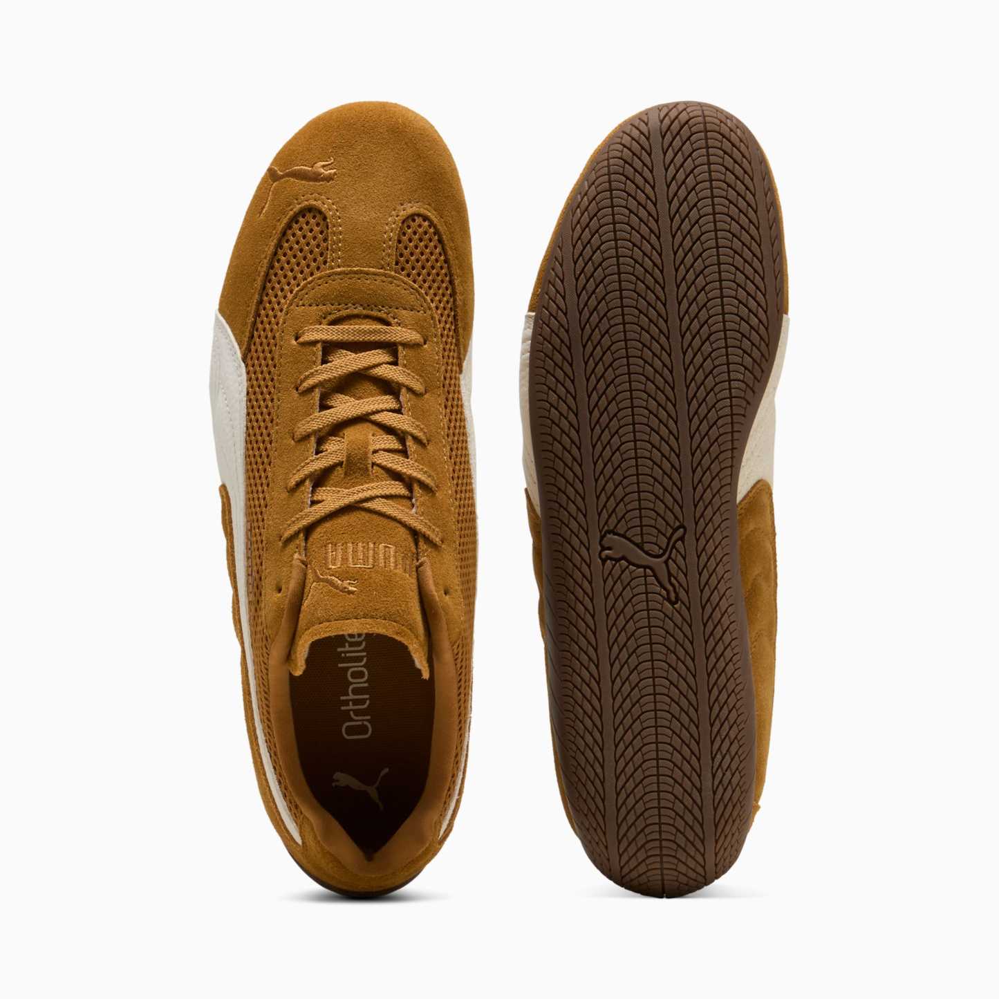 ユニセックス スピードキャット メッシュ スニーカー, Authentic Gold-Gum, extralarge-JPN