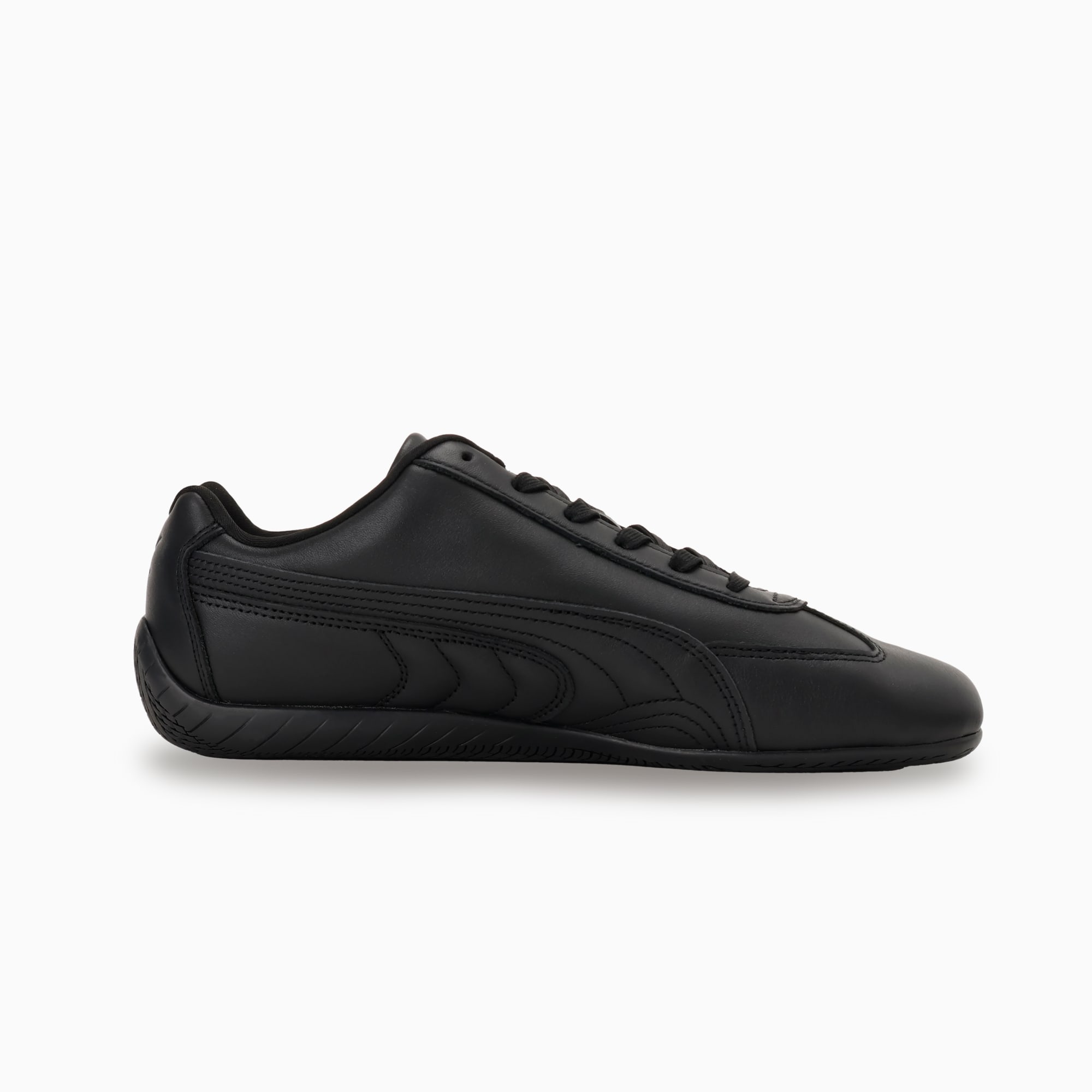 ユニセックス スピードキャット フルレザー スニーカー, PUMA Black-Shadow Gray, extralarge-JPN