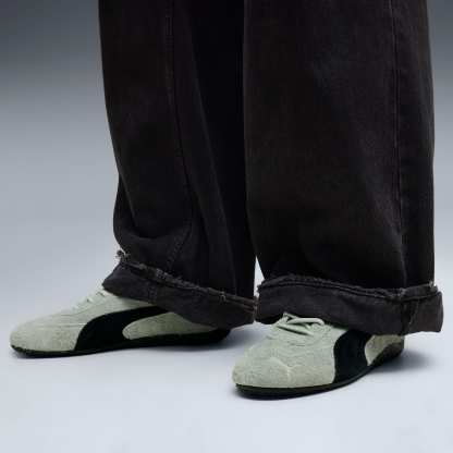 ウィメンズ スピードキャット スノー スニーカー, Soft Grass-PUMA Black, extralarge-JPN