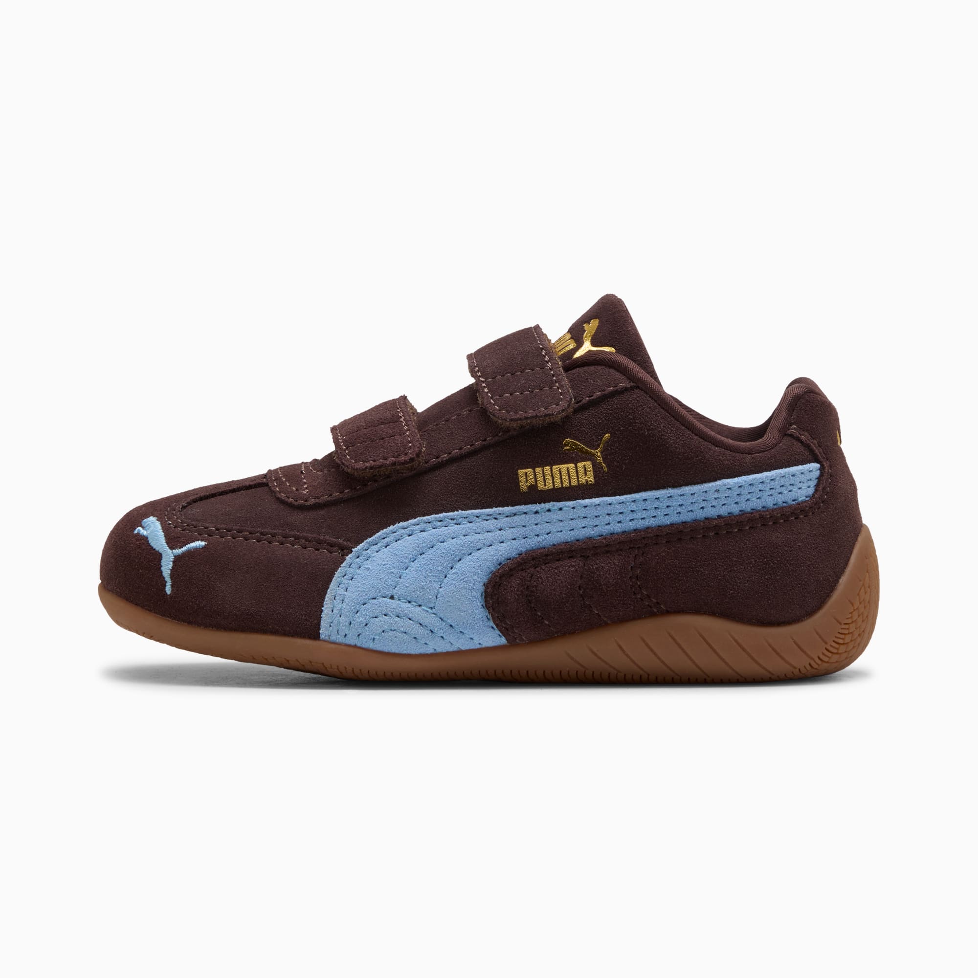キッズ スピードキャット OG V スニーカー 17-21cm, Chocolate Brown-Team Light Blue, extralarge-JPN