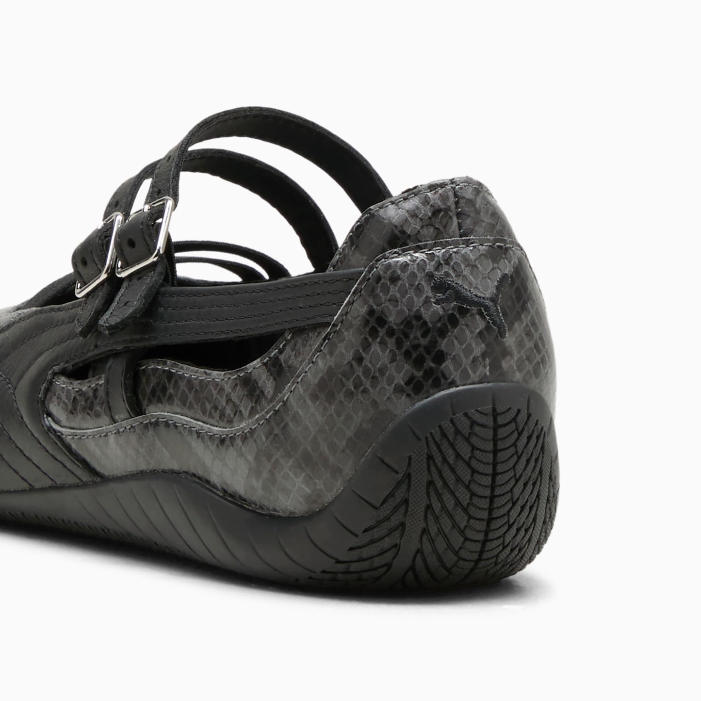 ウィメンズ スピードキャット バレエ スネーク スニーカー, Cool Dark Gray-PUMA Black, extralarge-JPN