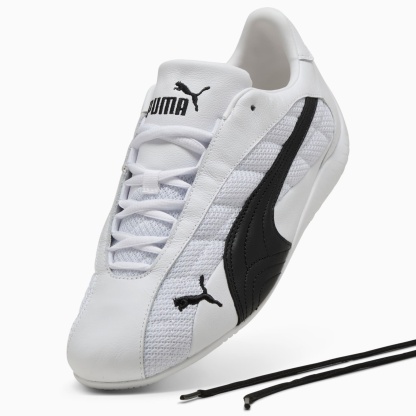 ユニセックス スピードキャット プラス レザー スニーカー, PUMA White-PUMA Black, extralarge-JPN