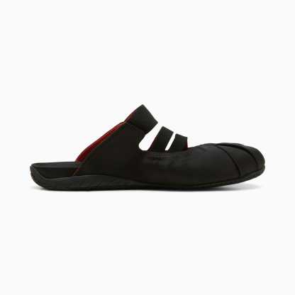 ウィメンズ スピードキャット ミュール サテン スニーカー, PUMA Black-For All Time Red, extralarge-JPN