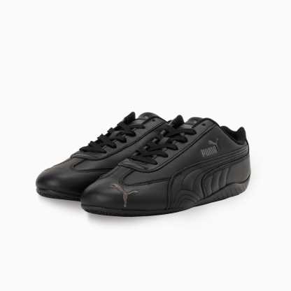 ユニセックス スピードキャット フルレザー スニーカー, PUMA Black-Shadow Gray, extralarge-JPN