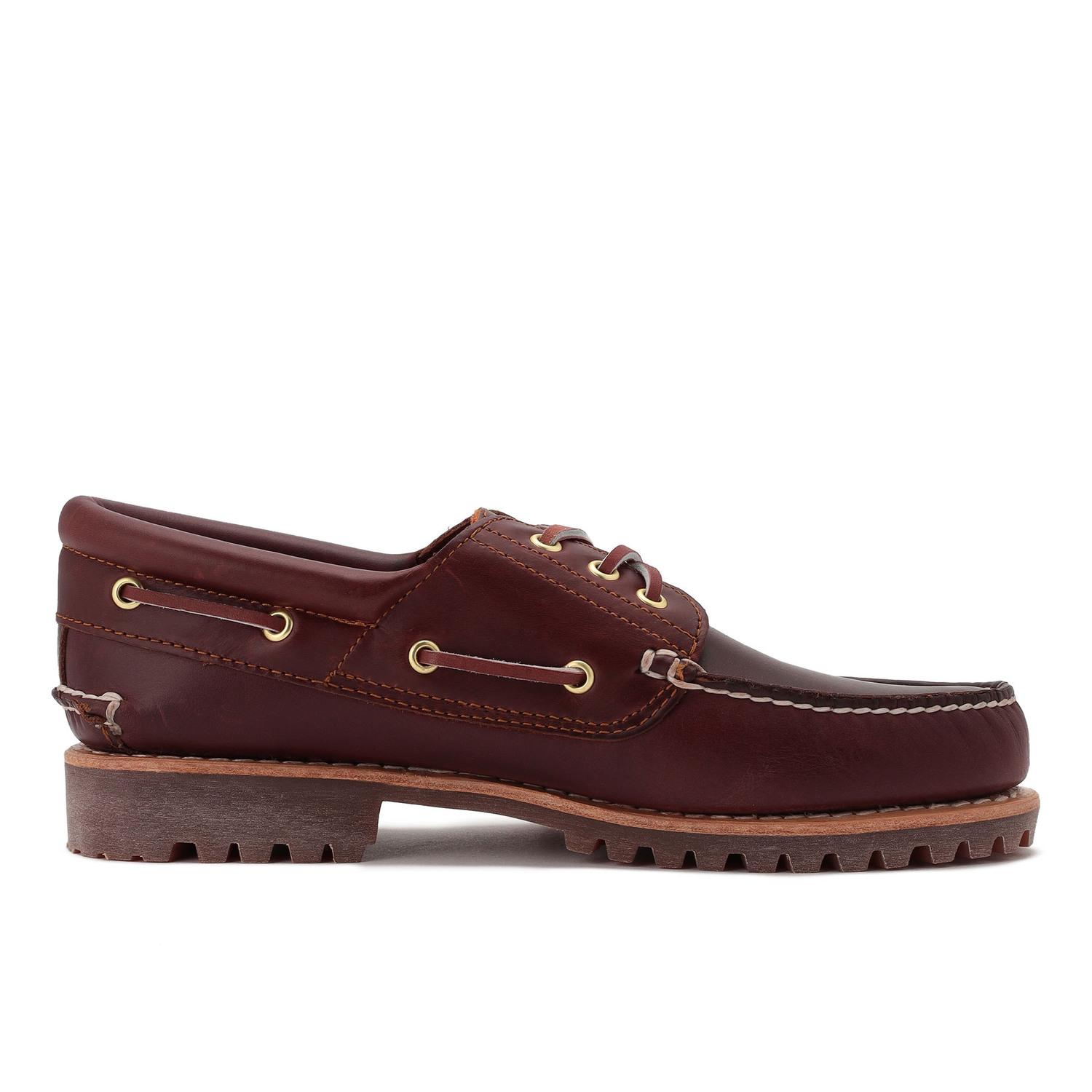3-EYE BOAT SHOE - BURGUNDY