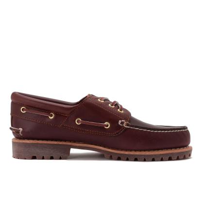 3-EYE BOAT SHOE - BURGUNDY