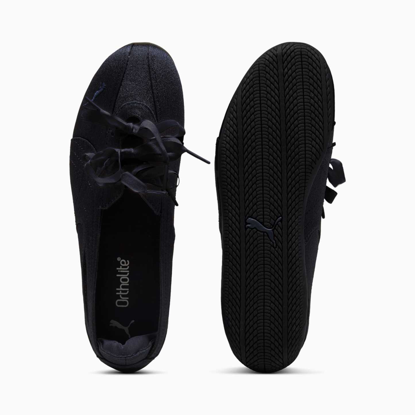 ウィメンズ スピードキャット バレエ ノヴァ サテン スニーカー, New Navy-Gum, extralarge-JPN
