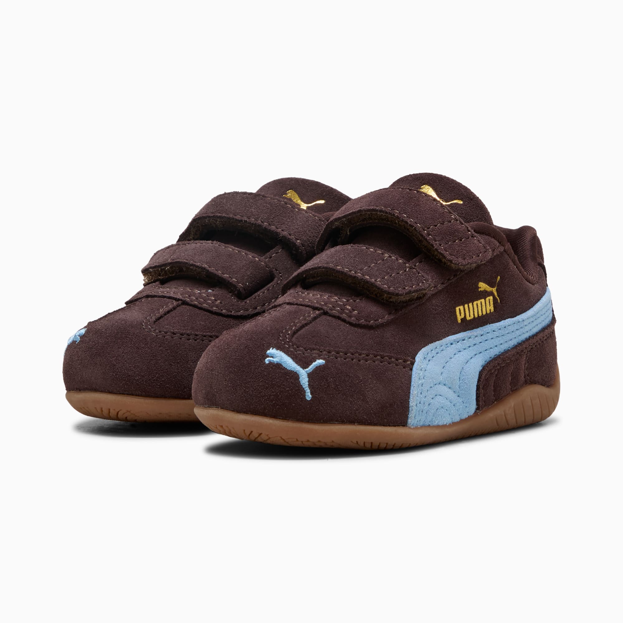 ベビー スピードキャット OG V スニーカー 12-16cm, Chocolate Brown-Team Light Blue, extralarge-JPN