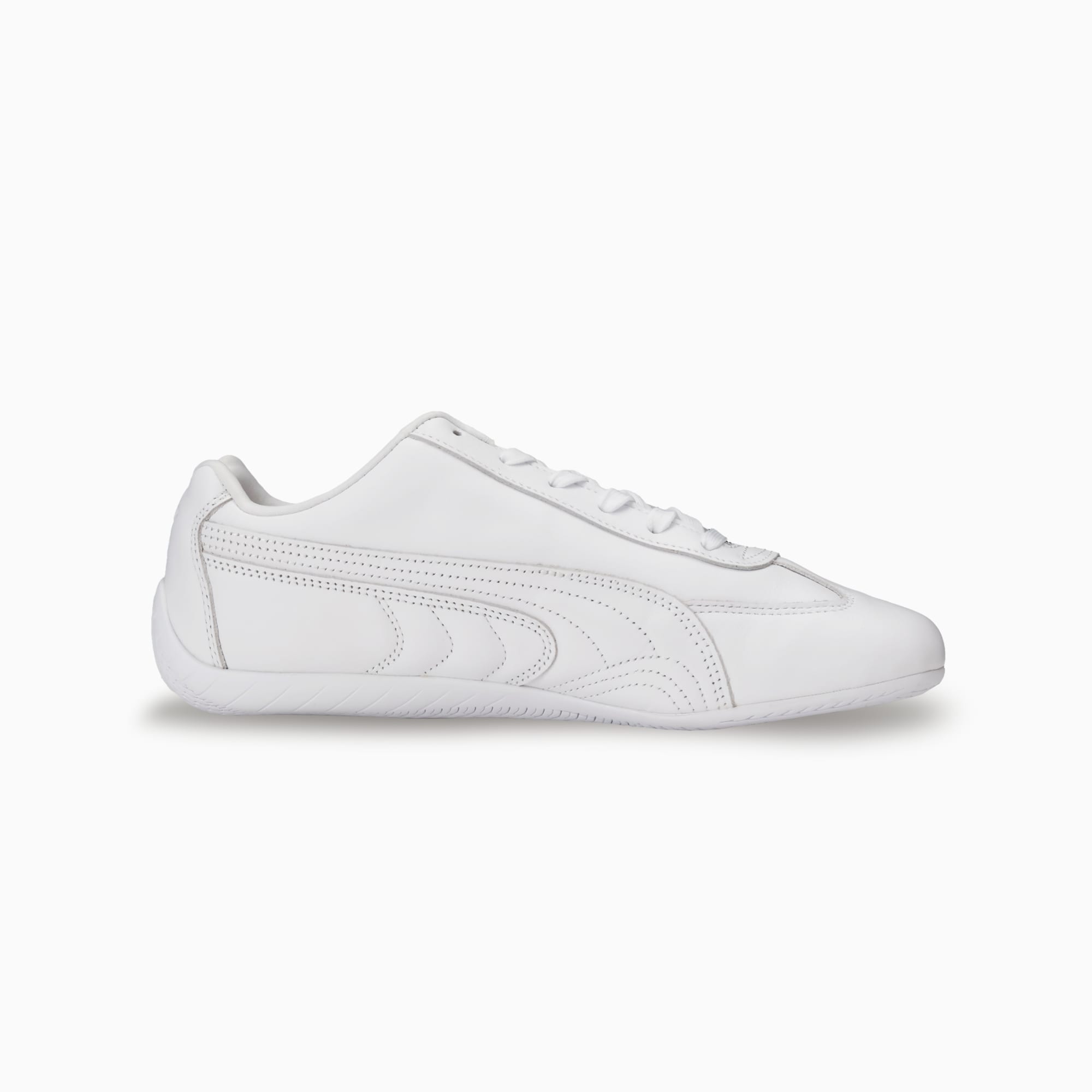 ユニセックス スピードキャット フルレザー スニーカー, PUMA White-Feather Gray, extralarge-JPN