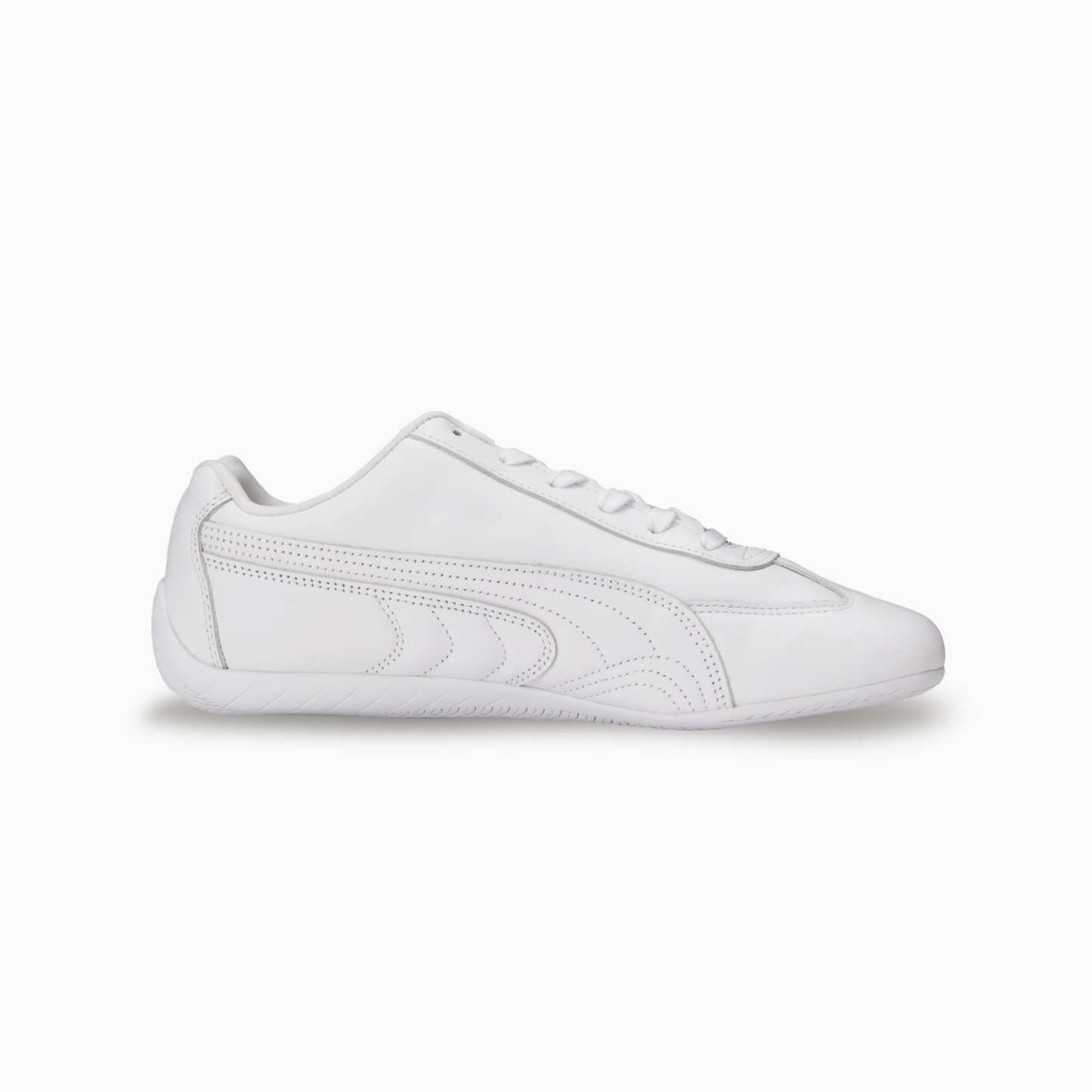 ユニセックス スピードキャット フルレザー スニーカー, PUMA White-Feather Gray, extralarge-JPN