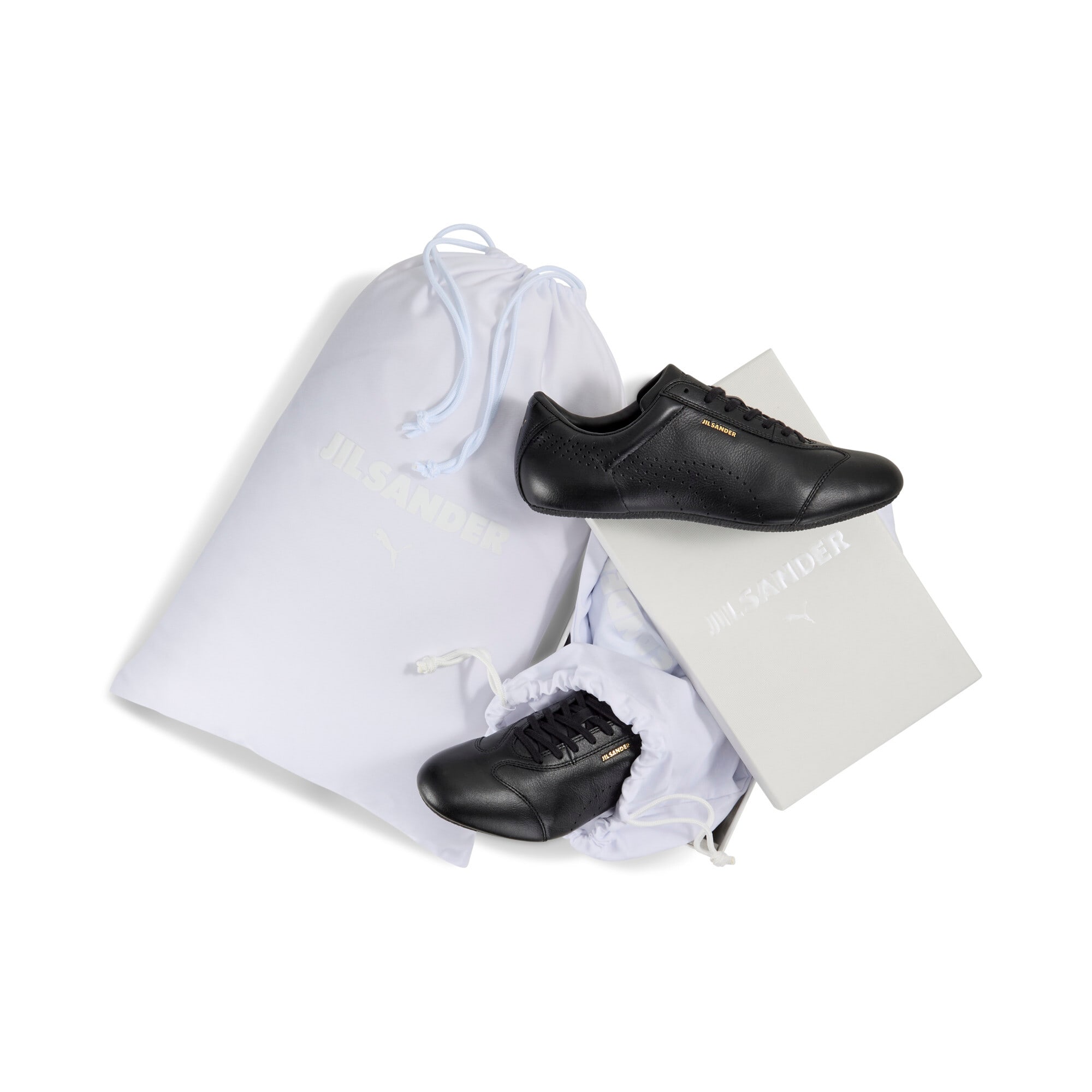 メンズ PUMA x JIL SANDER スピードキャット パーフ スニーカー, PUMA Black-PUMA Black, extralarge-JPN