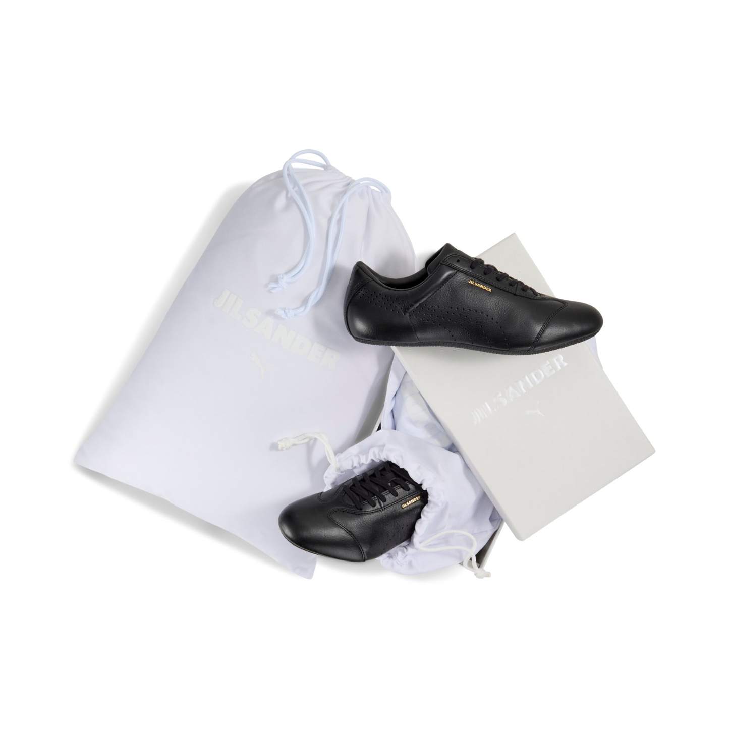 メンズ PUMA x JIL SANDER スピードキャット パーフ スニーカー, PUMA Black-PUMA Black, extralarge-JPN