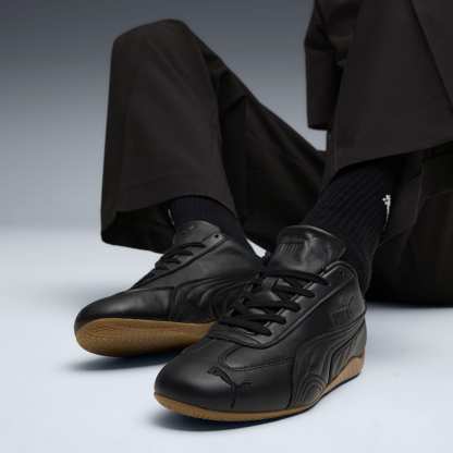 ユニセックス スピードキャット レザー スニーカー, PUMA Black, extralarge-JPN