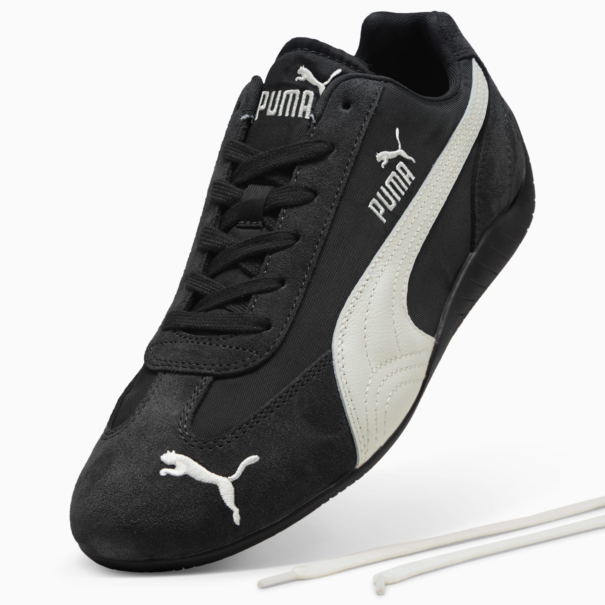 ユニセックス スピードキャット ナイロン スニーカー, PUMA Black-PUMA White, extralarge-JPN