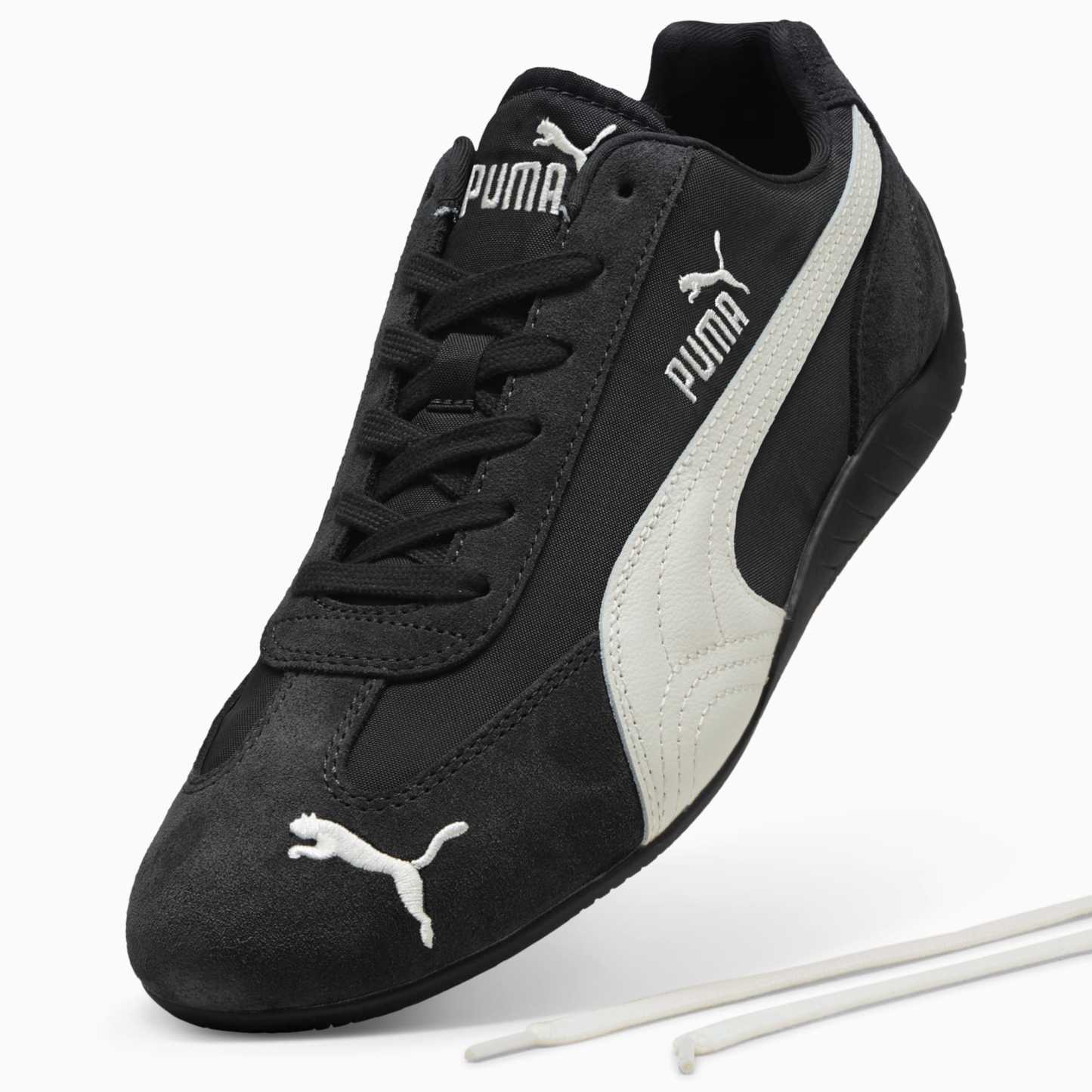 ユニセックス スピードキャット ナイロン スニーカー, PUMA Black-PUMA White, extralarge-JPN