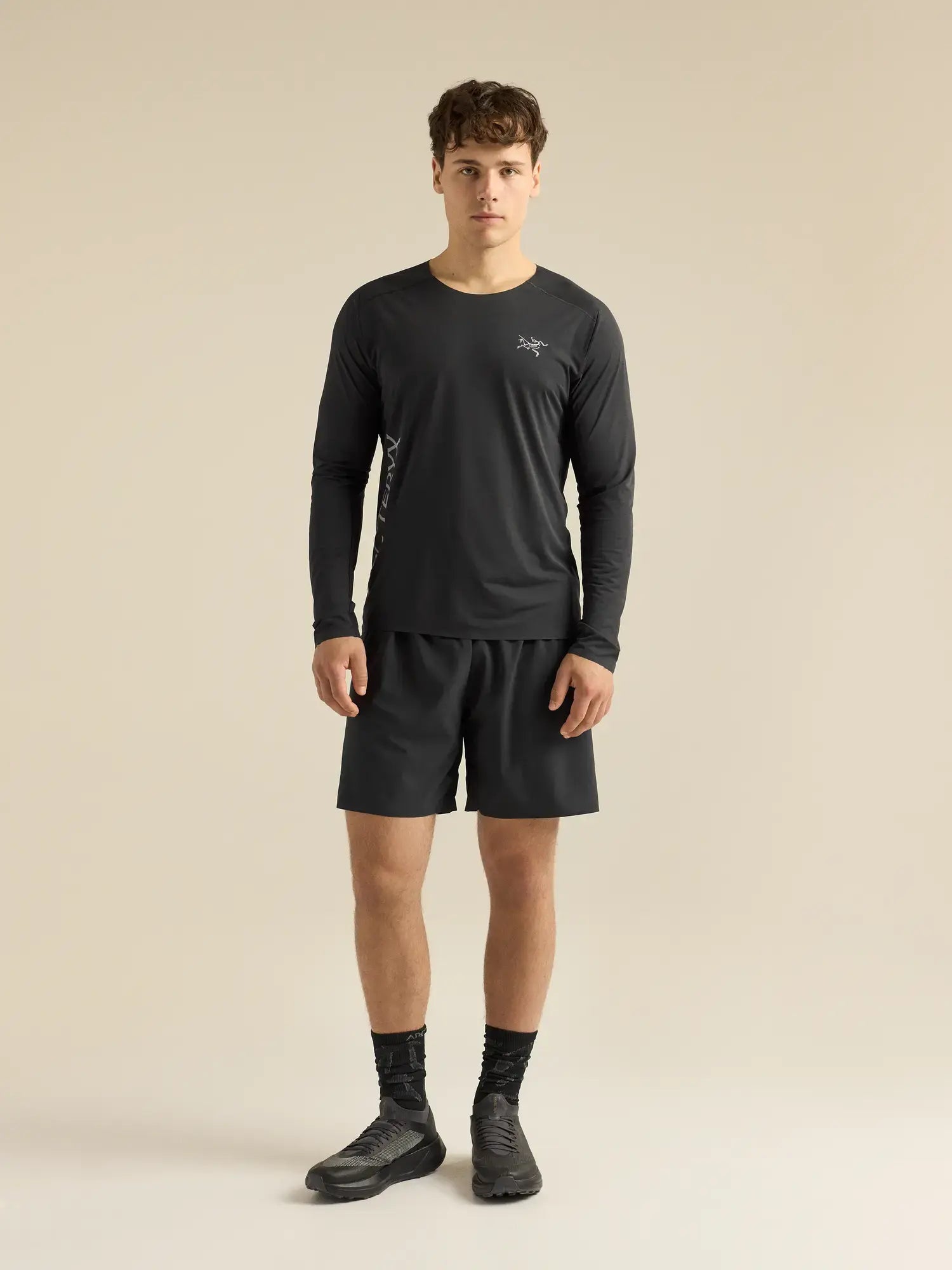 ノーバン ダウンワード ロゴ ロングスリーブ メンズ