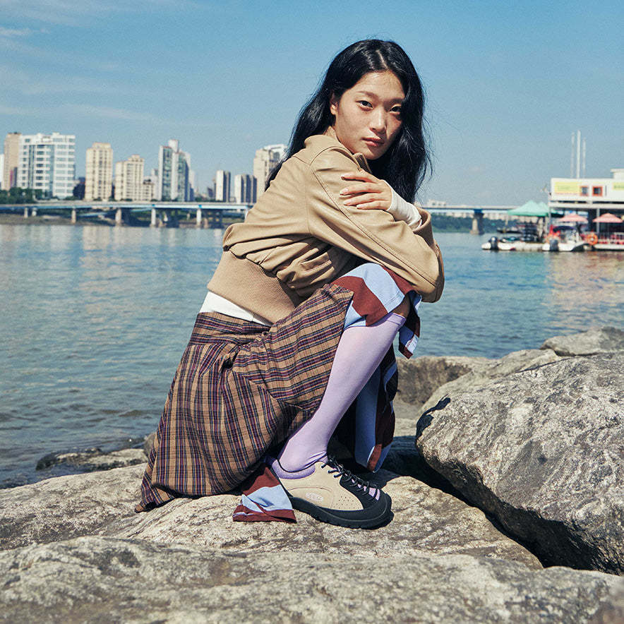 ウィメンズ ジャスパー ロックス エスピー スニーカー  |  Safari/Purple Haze