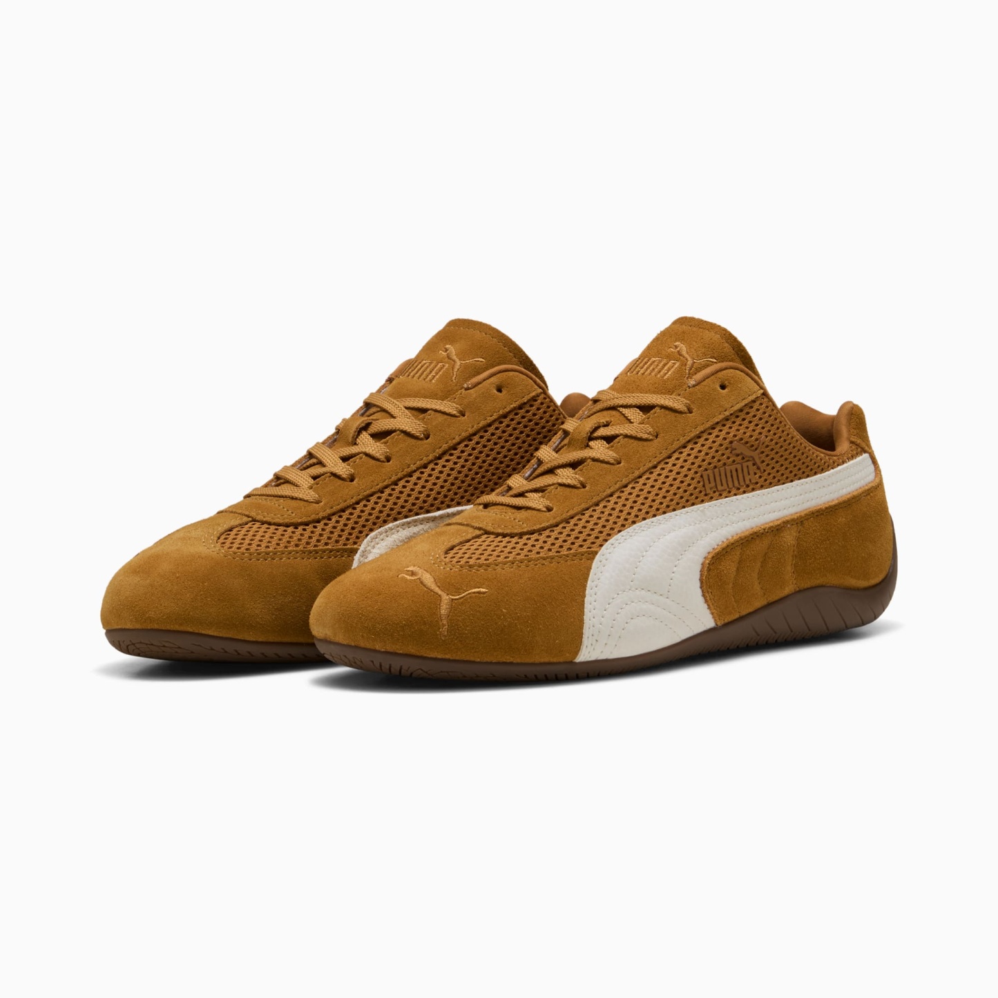 ユニセックス スピードキャット メッシュ スニーカー, Authentic Gold-Gum, extralarge-JPN