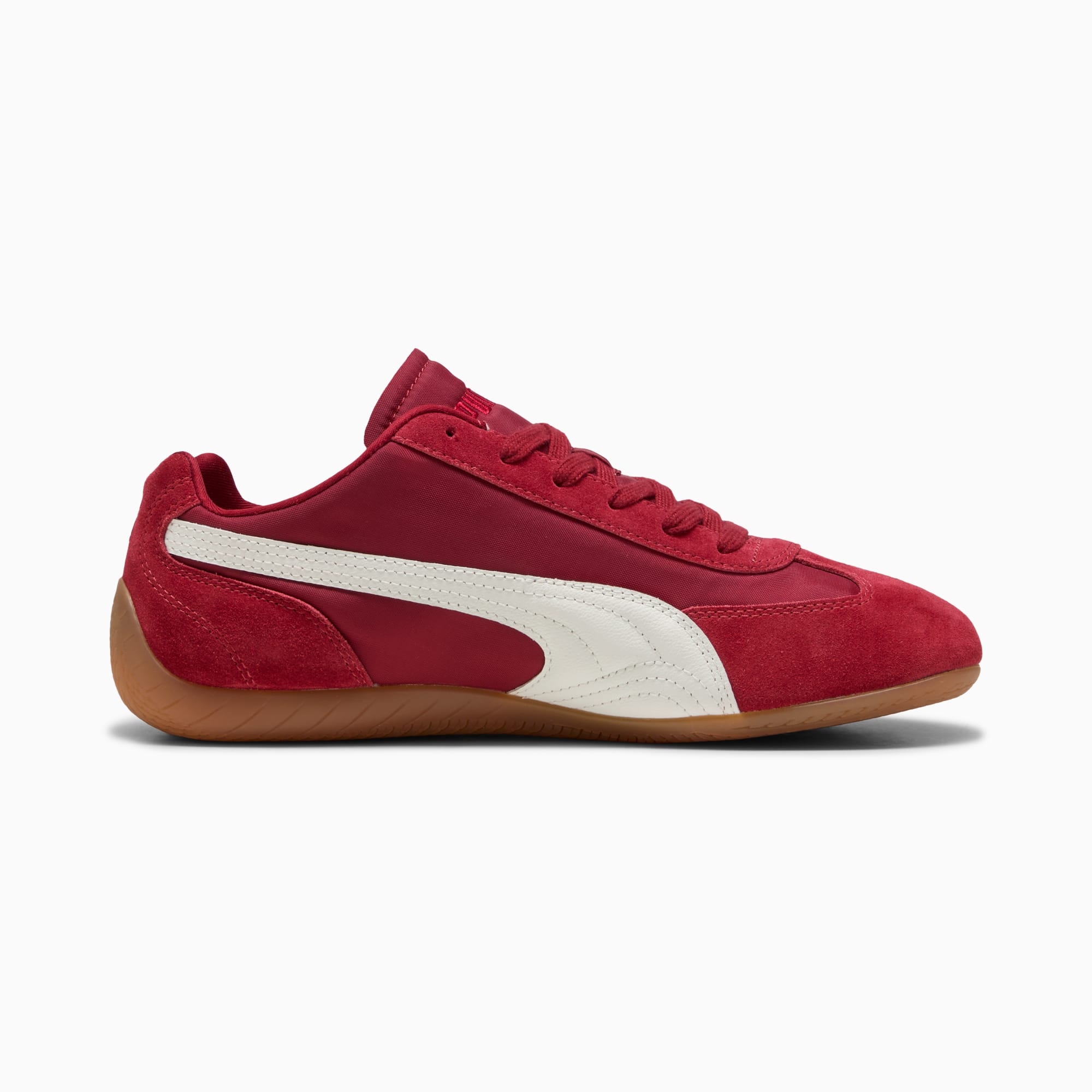 ユニセックス スピードキャット ナイロン スニーカー, Dark Crimson-PUMA White, extralarge-JPN