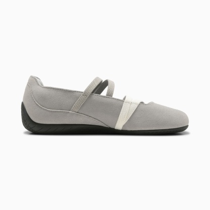 ウィメンズ スピードキャット バレエ SD スニーカー, Mouse Gray-PUMA Black, extralarge-JPN