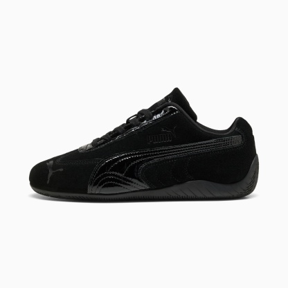 ウィメンズ スピードキャット プレミアム エンボス レザー スニーカー, PUMA Black, extralarge-JPN