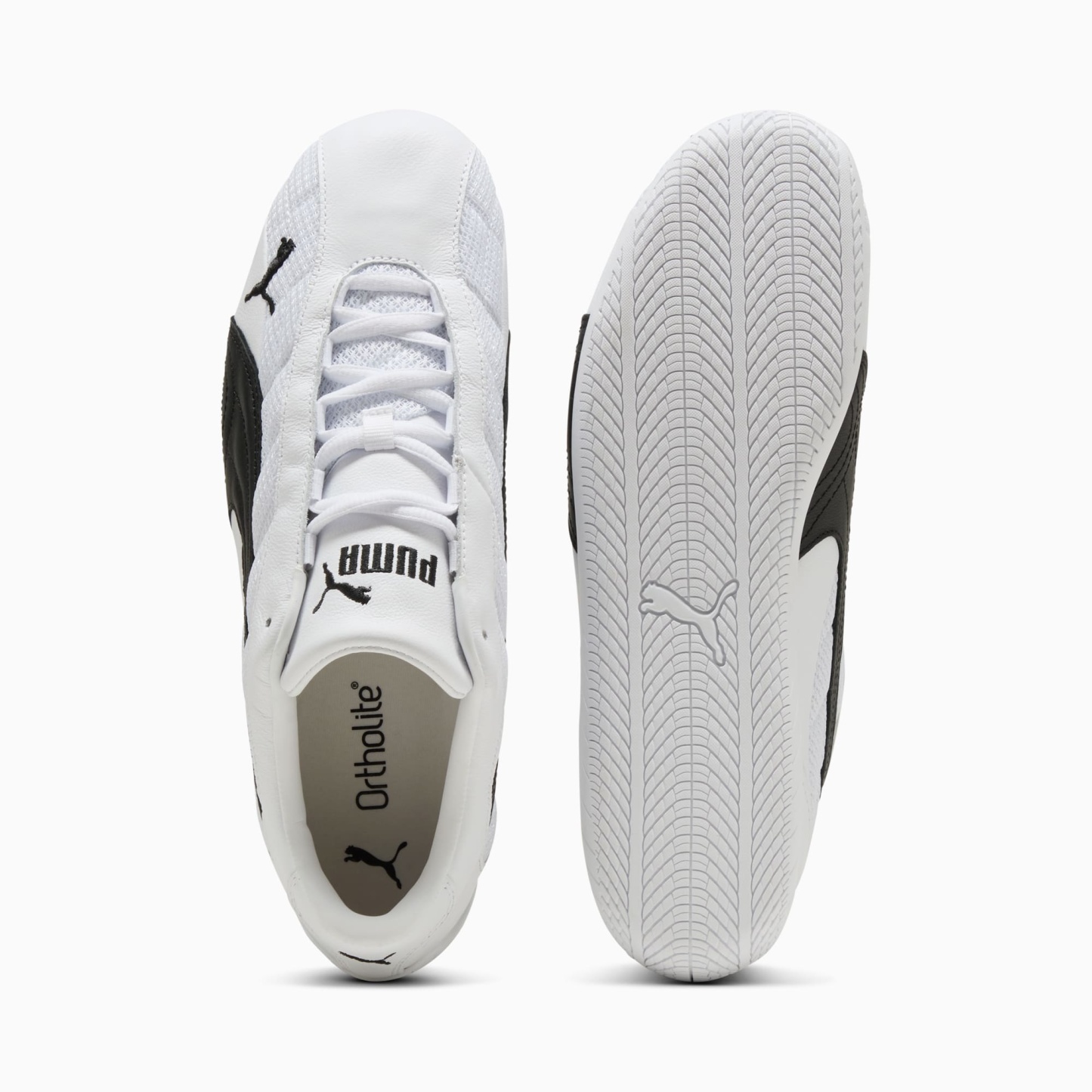 ユニセックス スピードキャット プラス レザー スニーカー, PUMA White-PUMA Black, extralarge-JPN