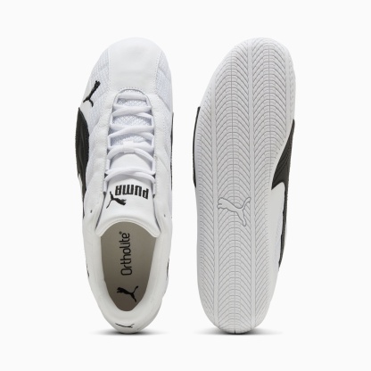 ユニセックス スピードキャット プラス レザー スニーカー, PUMA White-PUMA Black, extralarge-JPN
