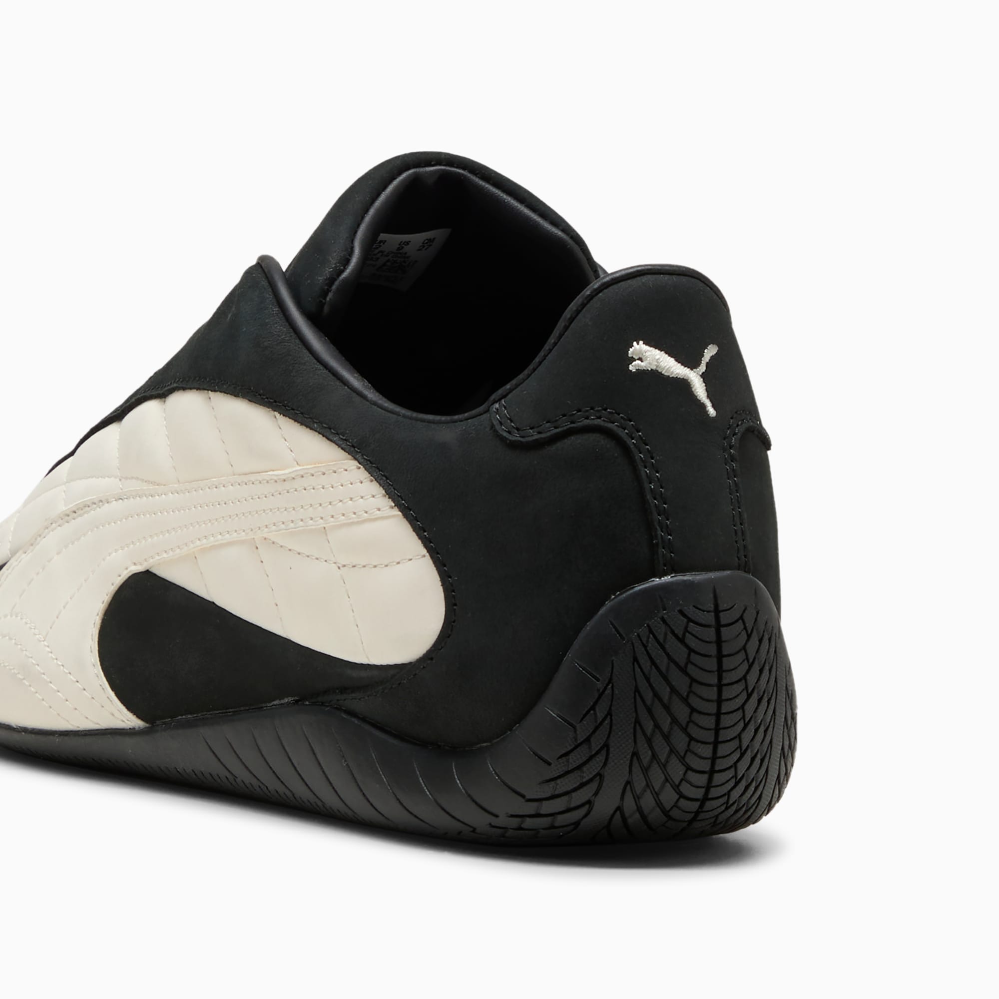 ユニセックス スピードキャット プラス キルテッド スニーカー, PUMA Black-Frosted Ivory, extralarge-JPN