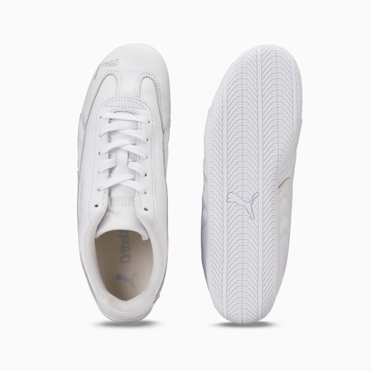 ユニセックス スピードキャット フルレザー スニーカー, PUMA White-Feather Gray, extralarge-JPN