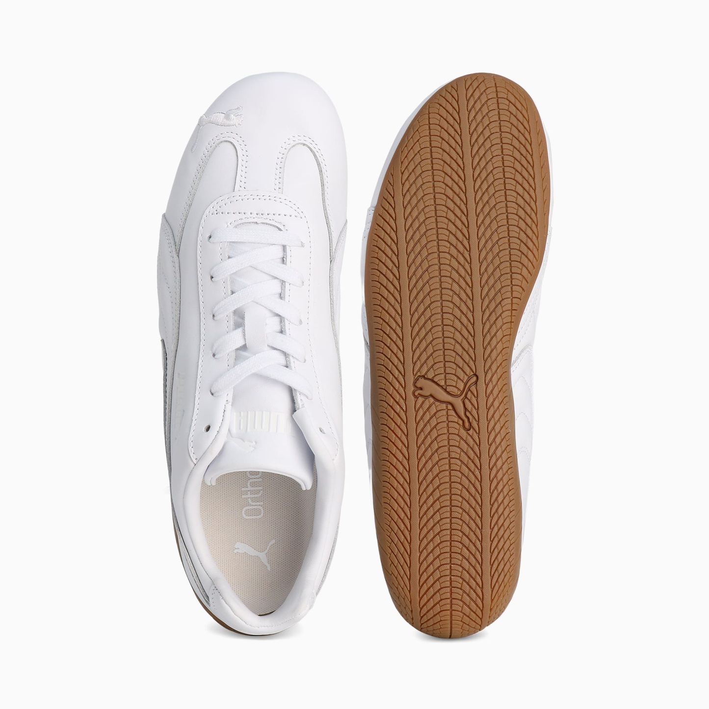 ユニセックス スピードキャット レザー スニーカー, PUMA White, extralarge-JPN
