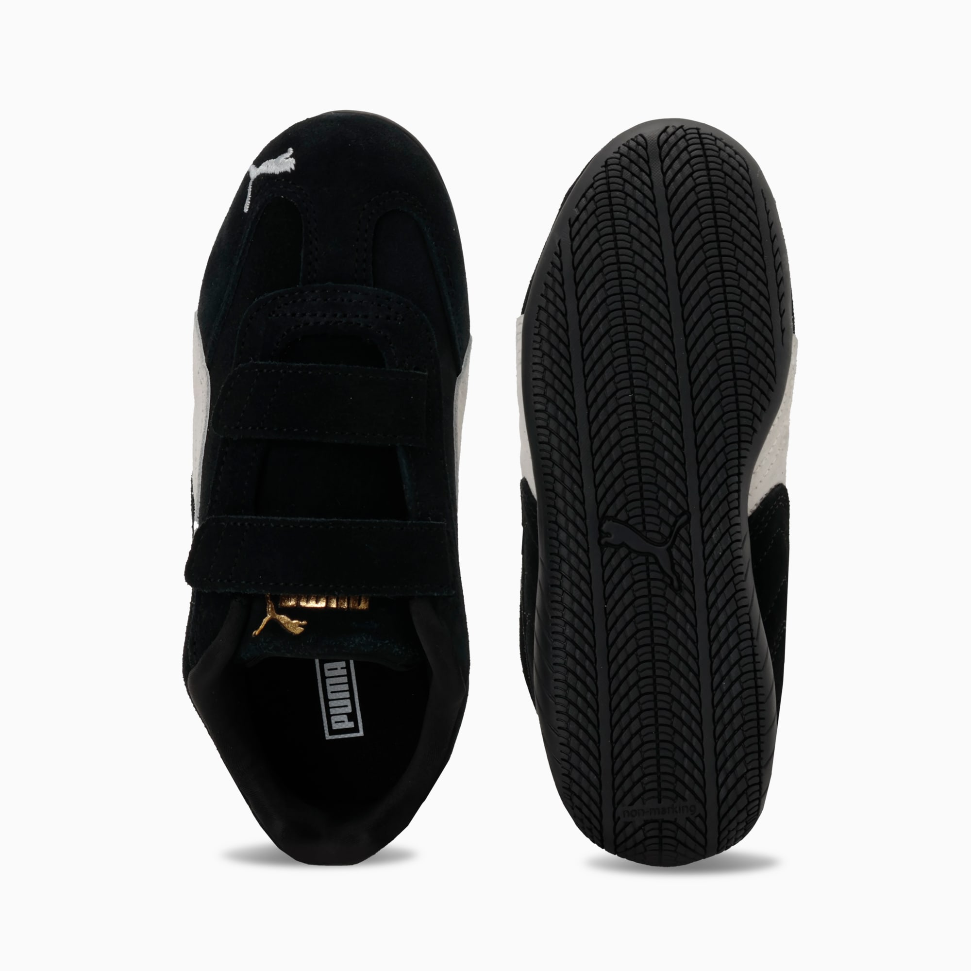 キッズ スピードキャット OG V スニーカー 17-21cm, PUMA Black-PUMA White, extralarge-JPN