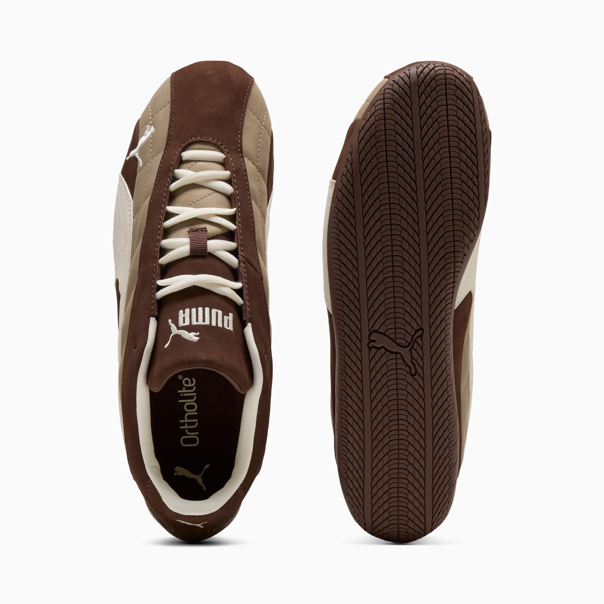ユニセックス スピードキャット プラス キルテッド スニーカー, Espresso Brown-Warm White, extralarge-JPN