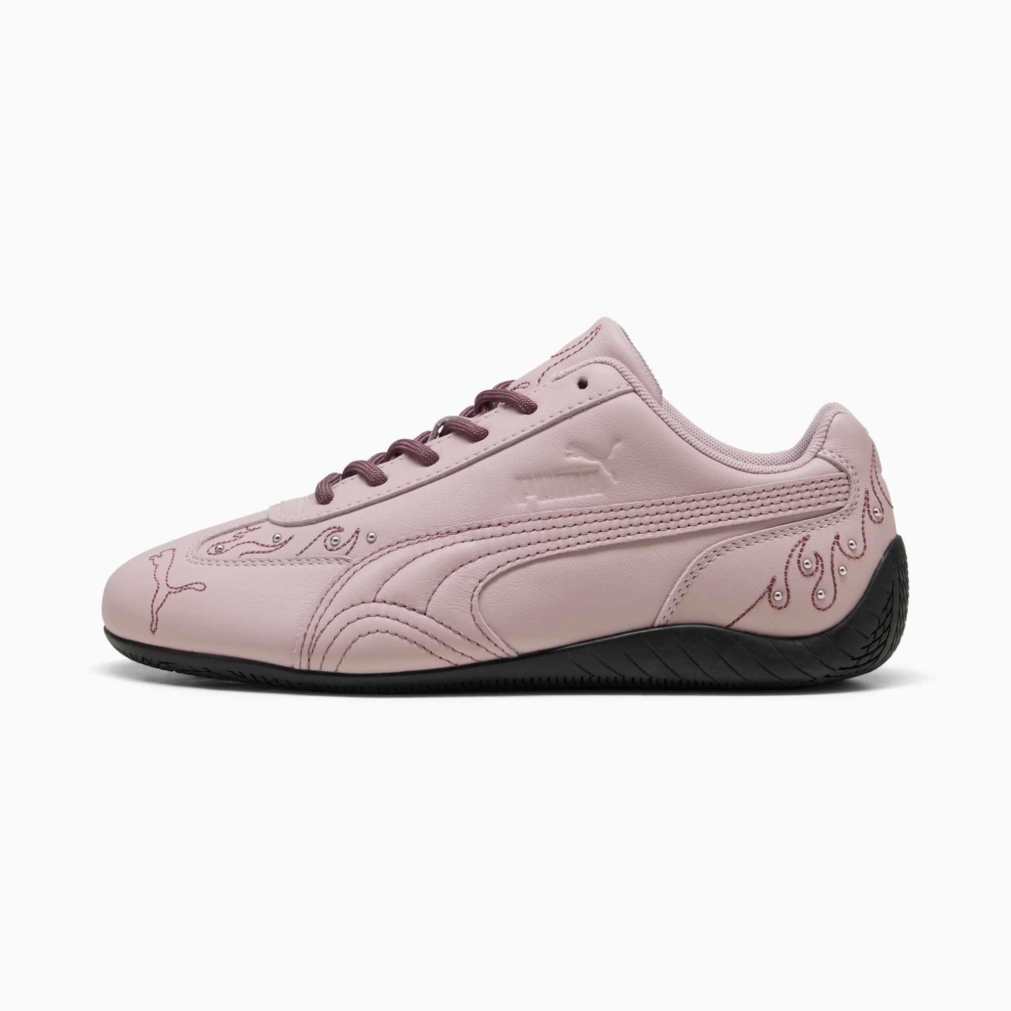 ウィメンズ スピードキャット エンベリッシュド スニーカー, Misty Pink-PUMA Black, extralarge-JPN