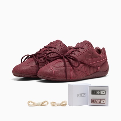 ユニセックス PUMA x ROSE スピードキャット ヴィンテージ バーガンディ スニーカー, Burgundy-Aubergine, extralarge-JPN