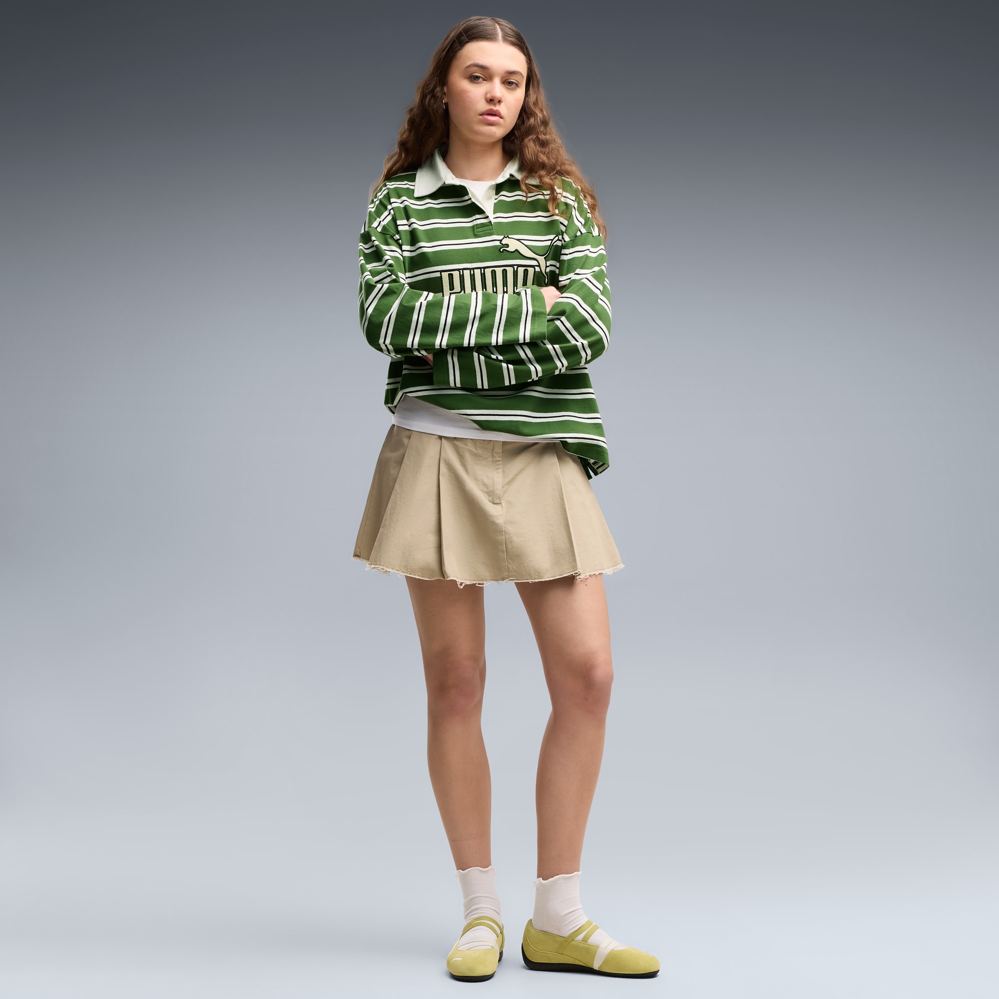 ウィメンズ スピードキャット バレエ SD スニーカー, Rustic Olive-PUMA Black, extralarge-JPN