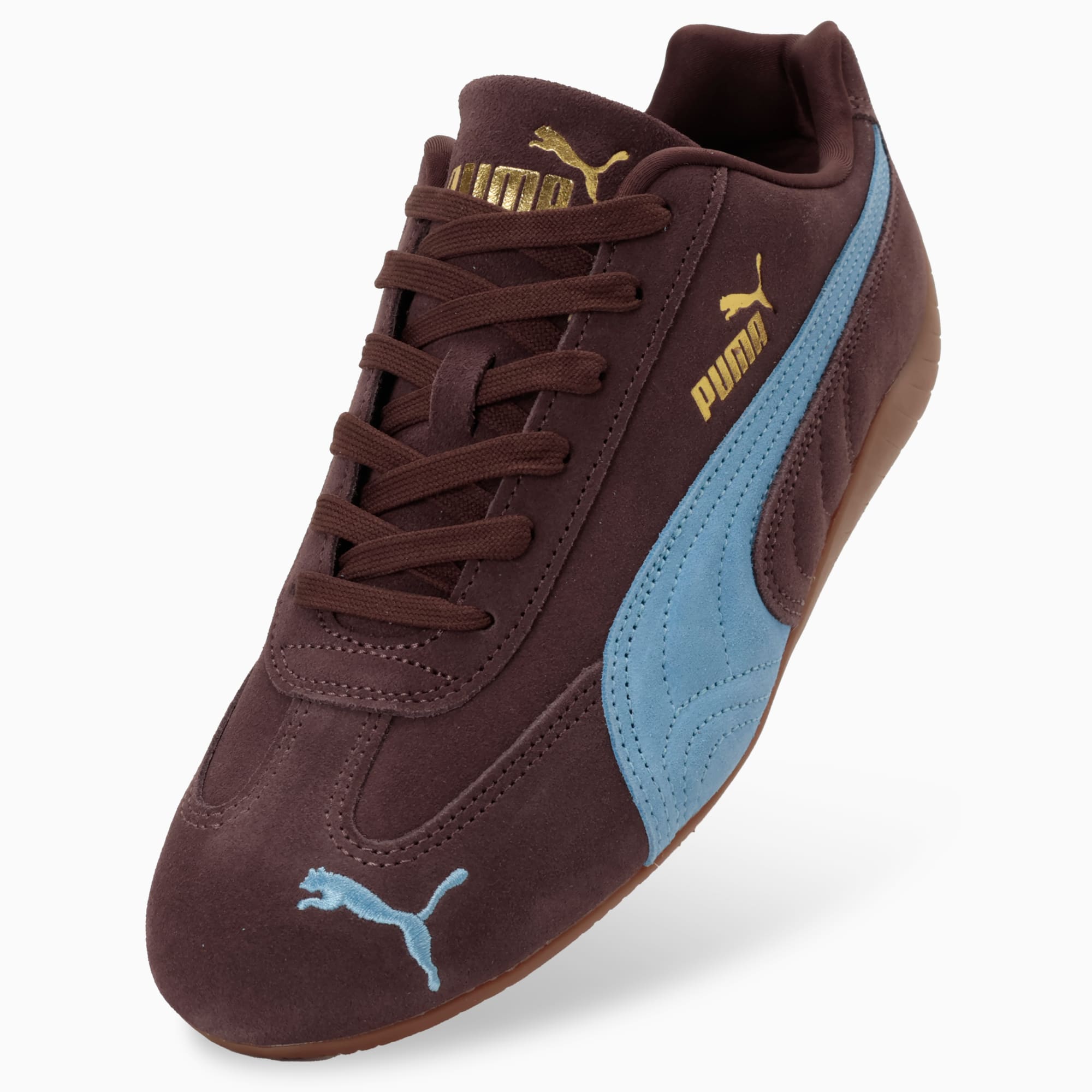 ユニセックス スピードキャット OG II スニーカー, Chocolate Brown-Team Light Blue, extralarge-JPN