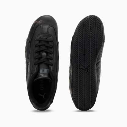 ユニセックス スピードキャット フルレザー スニーカー, PUMA Black-Shadow Gray, extralarge-JPN