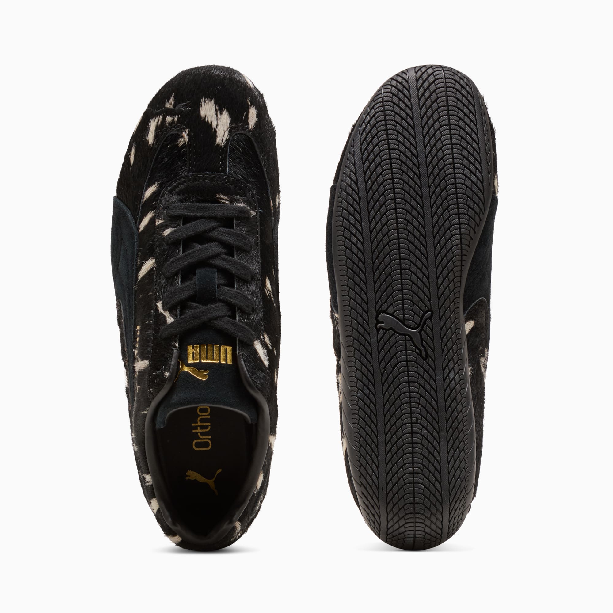 ウィメンズ スピードキャット ドゥレット スニーカー, PUMA Black-PUMA Gold, extralarge-JPN