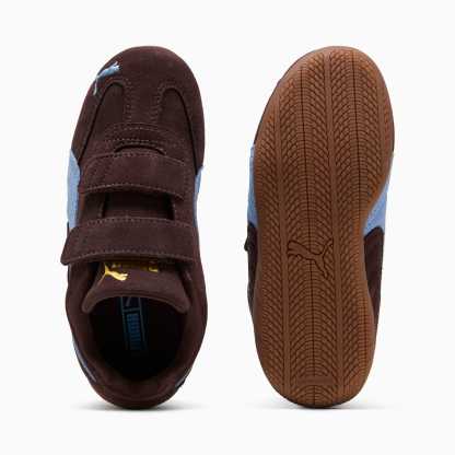 キッズ スピードキャット OG V スニーカー 17-21cm, Chocolate Brown-Team Light Blue, extralarge-JPN