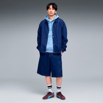 ユニセックス スピードキャット OG II スニーカー, Chocolate Brown-Team Light Blue, extralarge-JPN