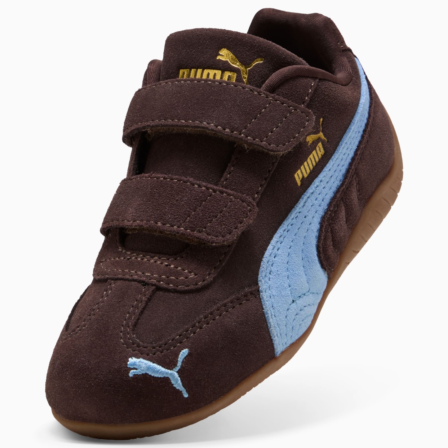 キッズ スピードキャット OG V スニーカー 17-21cm, Chocolate Brown-Team Light Blue, extralarge-JPN