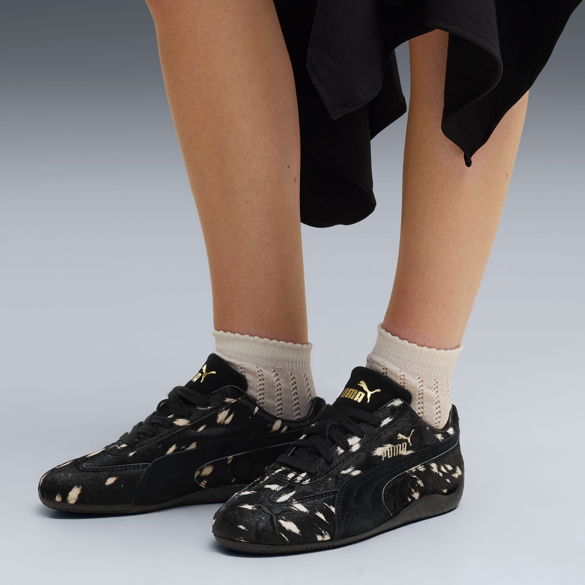 ウィメンズ スピードキャット ドゥレット スニーカー, PUMA Black-PUMA Gold, extralarge-JPN