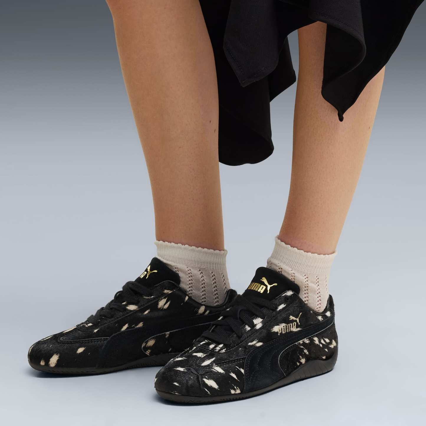 ウィメンズ スピードキャット ドゥレット スニーカー, PUMA Black-PUMA Gold, extralarge-JPN