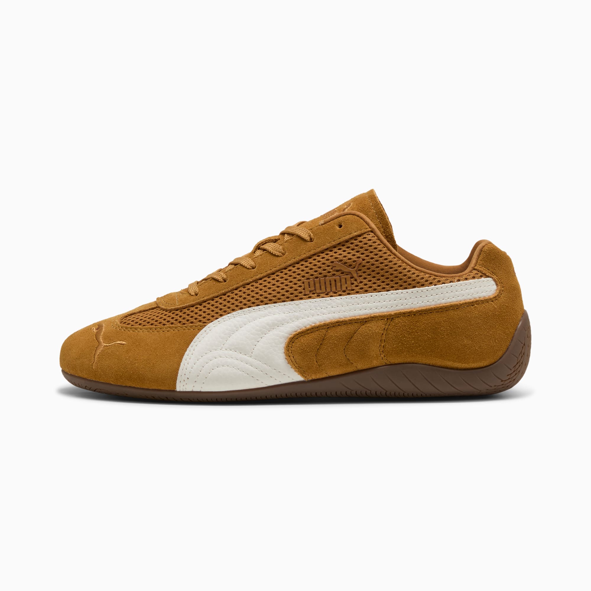 ユニセックス スピードキャット メッシュ スニーカー, Authentic Gold-Gum, extralarge-JPN