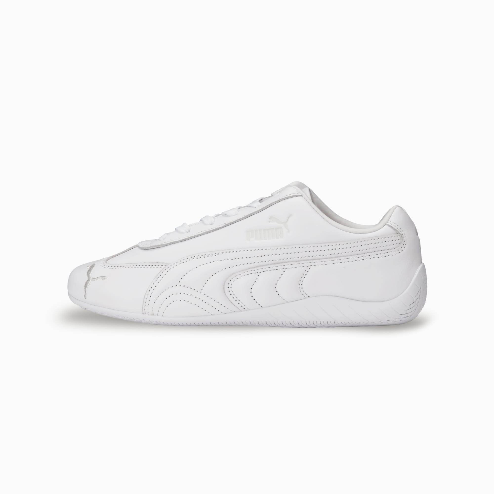 ユニセックス スピードキャット フルレザー スニーカー, PUMA White-Feather Gray, extralarge-JPN