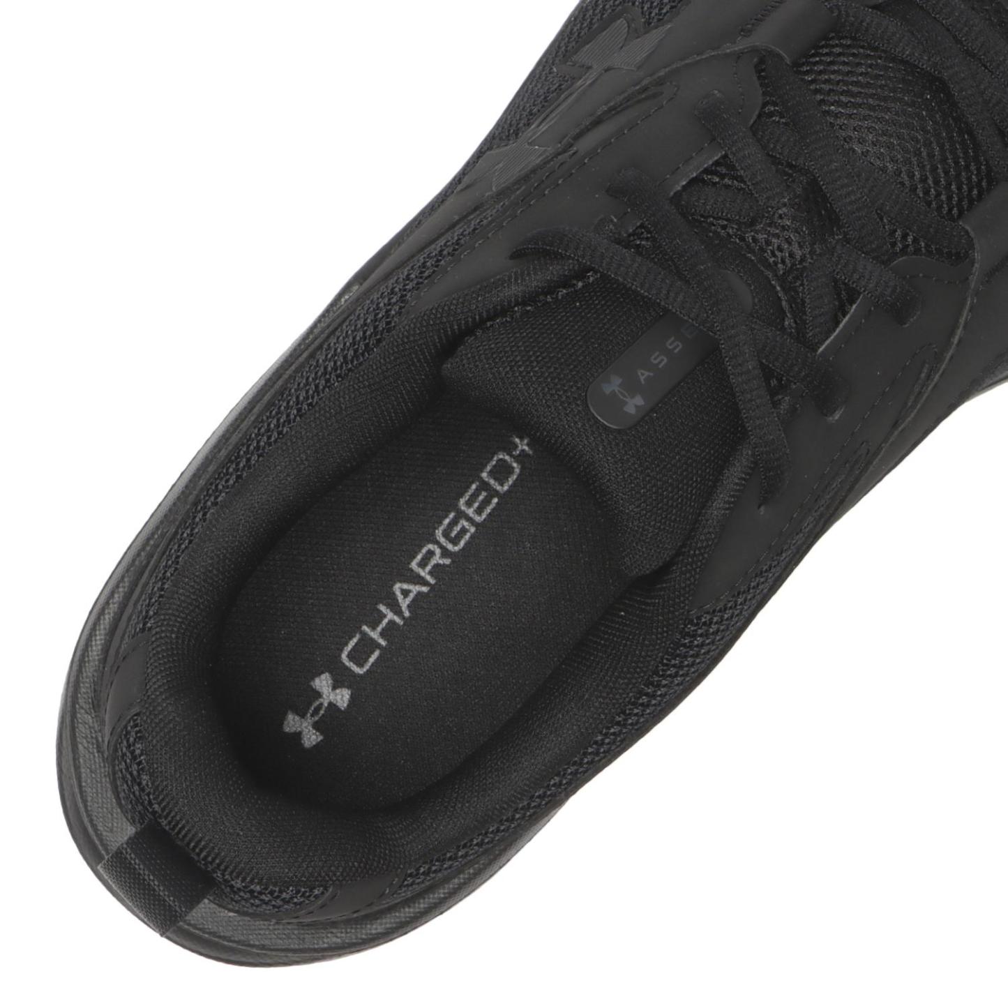 【UNDER ARMOUR】 アンダーアーマー M UA ASSERT 11 EXTRA WIDE SYN アサート11エクストラワイド 6013268 002BLK/BLK/BLK 002BLK/BLK/BLK